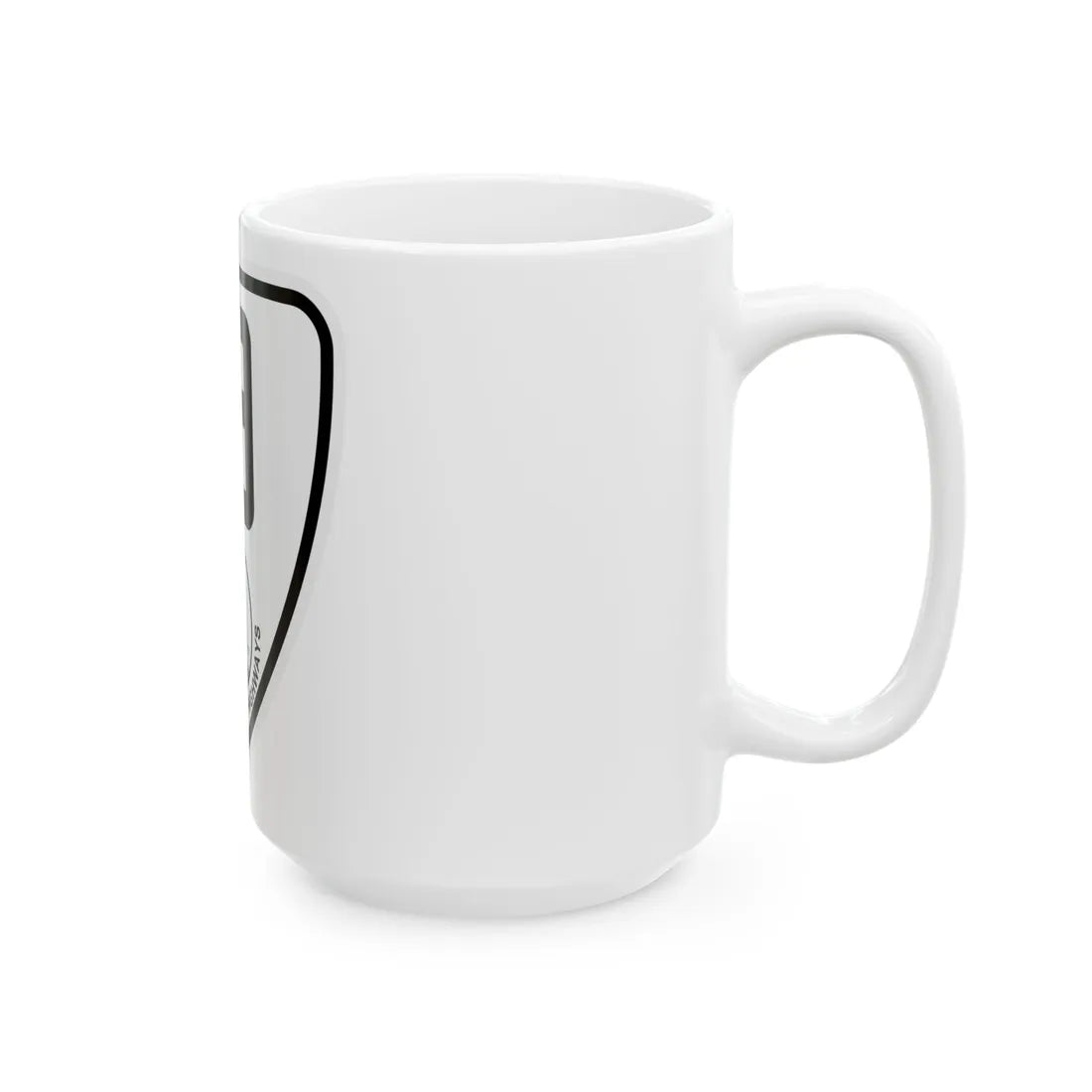 Virginia 19 1924 (Virginia) (Road Sign) White Coffee Mug - Go Mug Yourself