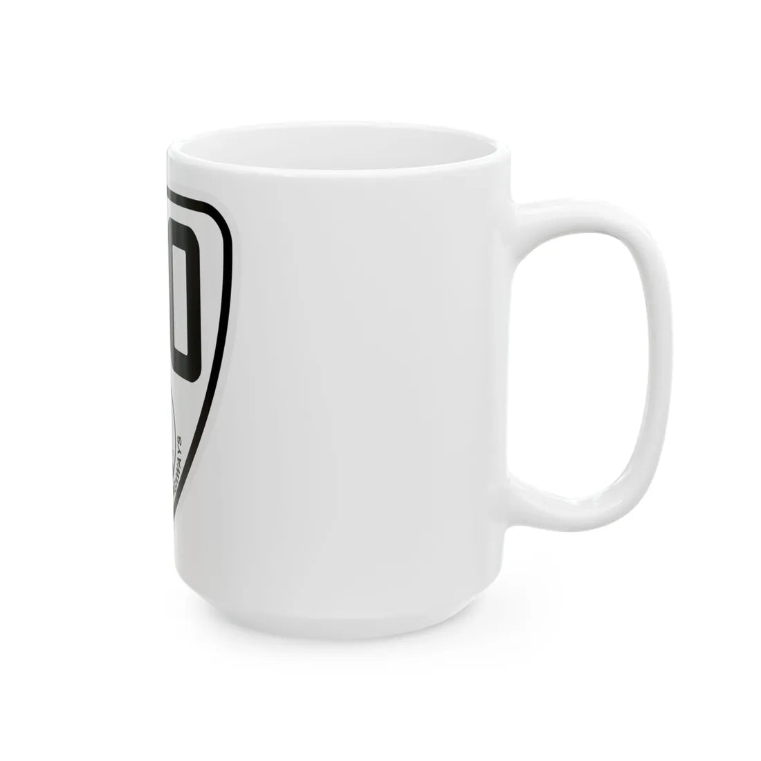 Virginia 190 1924 (Virginia) (Road Sign) White Coffee Mug - Go Mug Yourself
