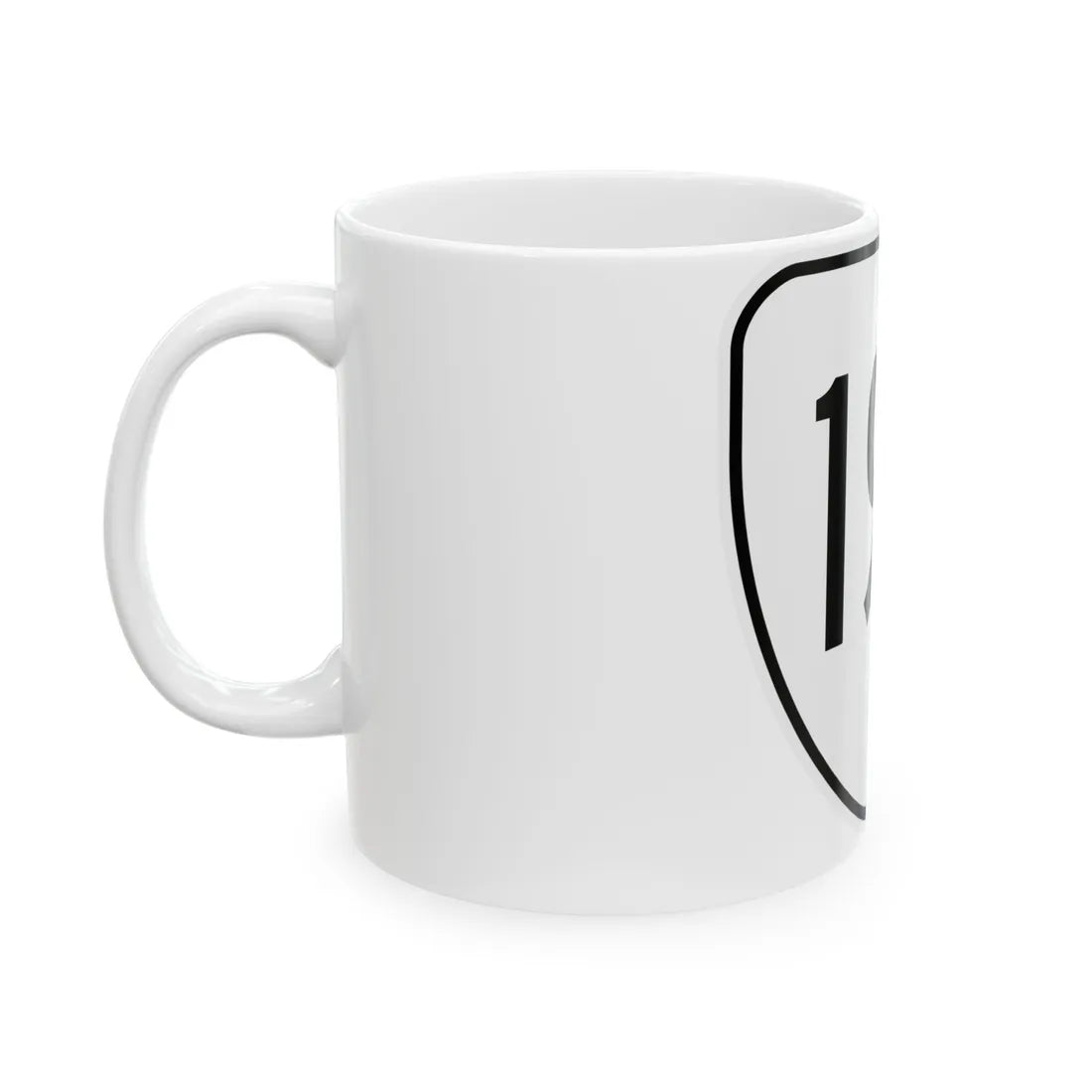 Virginia 190 1956 (Virginia) (Road Sign) White Coffee Mug - Go Mug Yourself