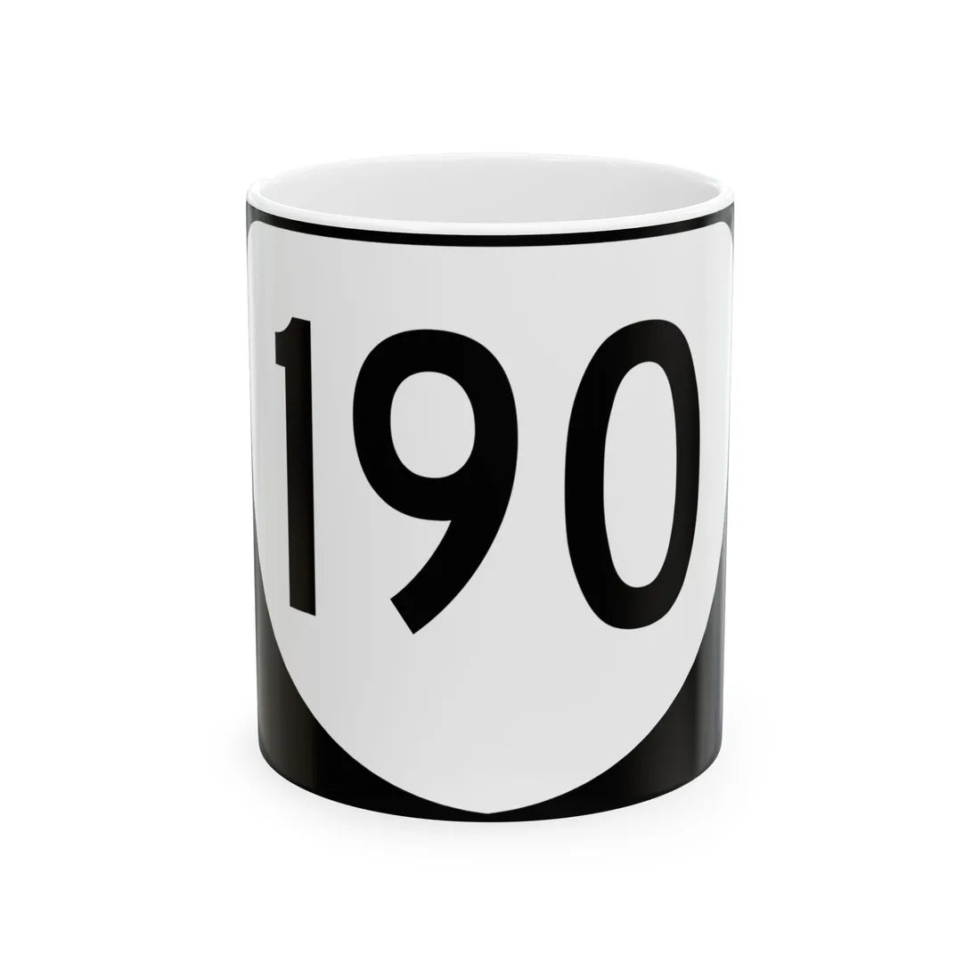 Virginia 190 (Virginia) (Road Sign) White Coffee Mug 11oz - Go Mug Yourself
