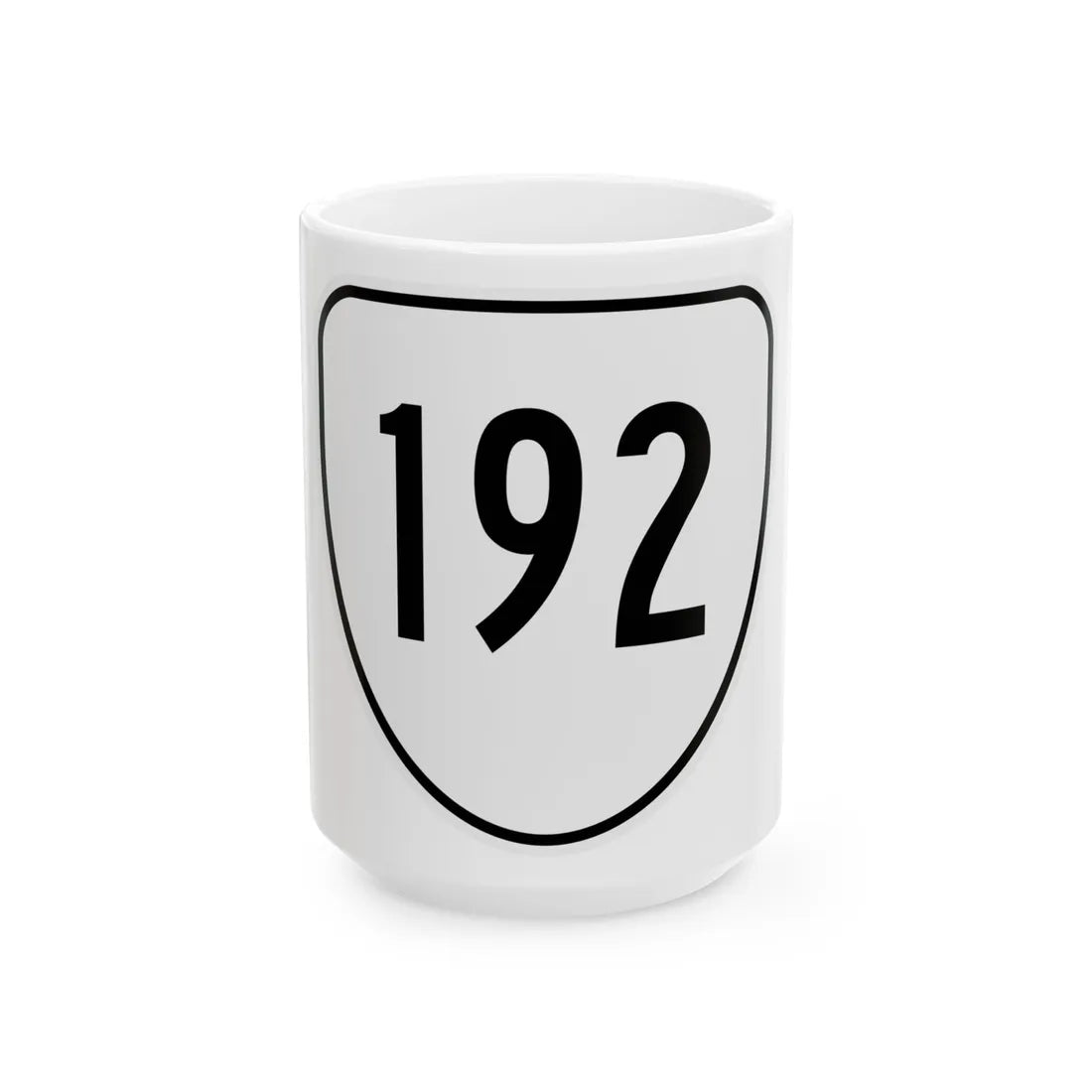 Virginia 192 1956 (Virginia) (Road Sign) White Coffee Mug 15oz - Go Mug Yourself