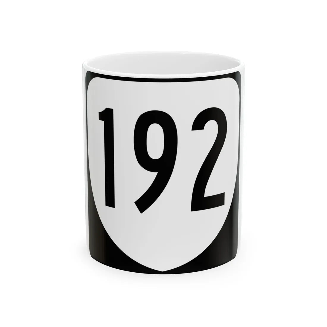 Virginia 192 1980 (Virginia) (Road Sign) White Coffee Mug 11oz - Go Mug Yourself