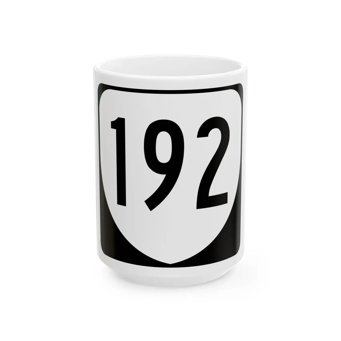Virginia 192 1980 (Virginia) (Road Sign) White Coffee Mug 15oz - Go Mug Yourself