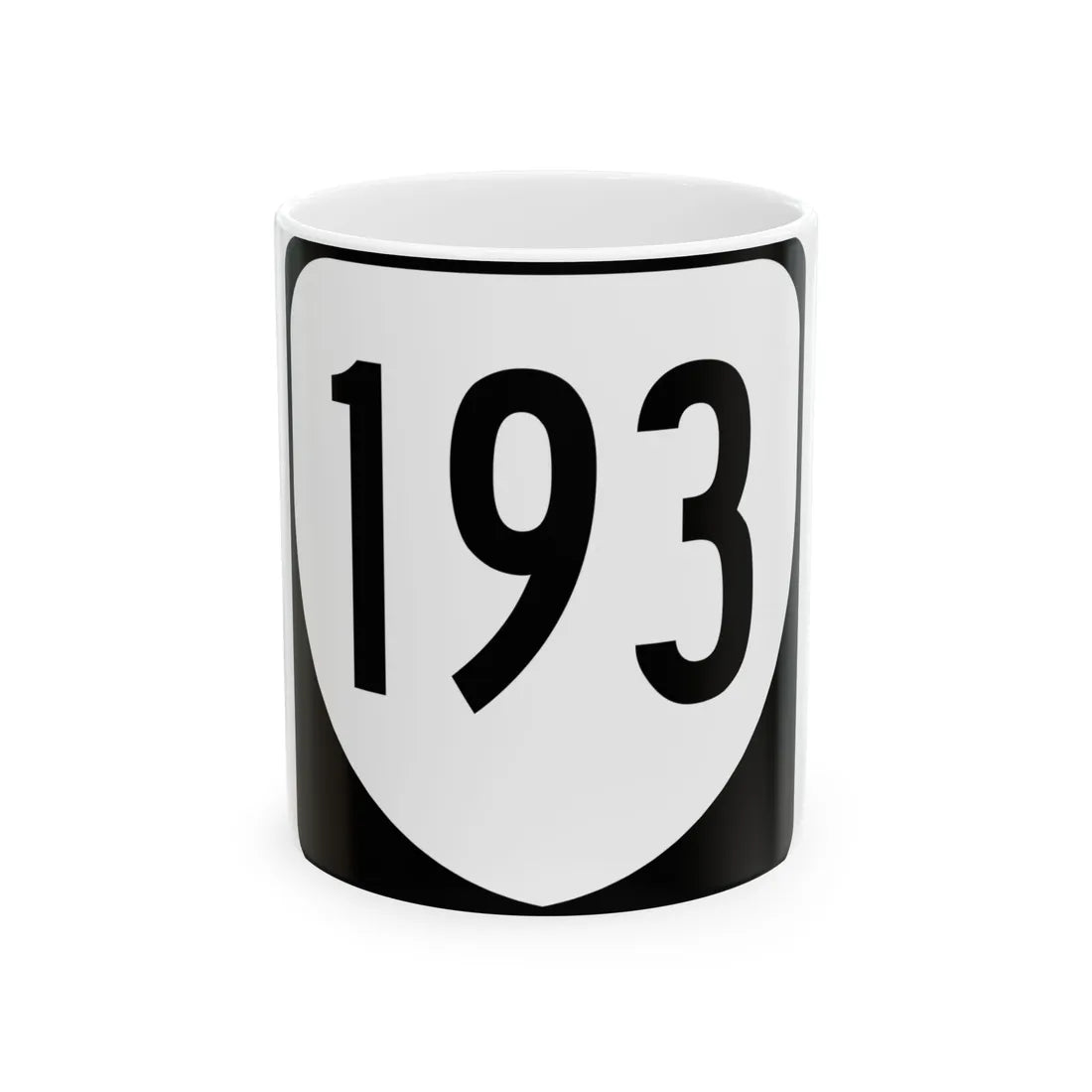 Virginia 193 1980 (Virginia) (Road Sign) White Coffee Mug 11oz - Go Mug Yourself