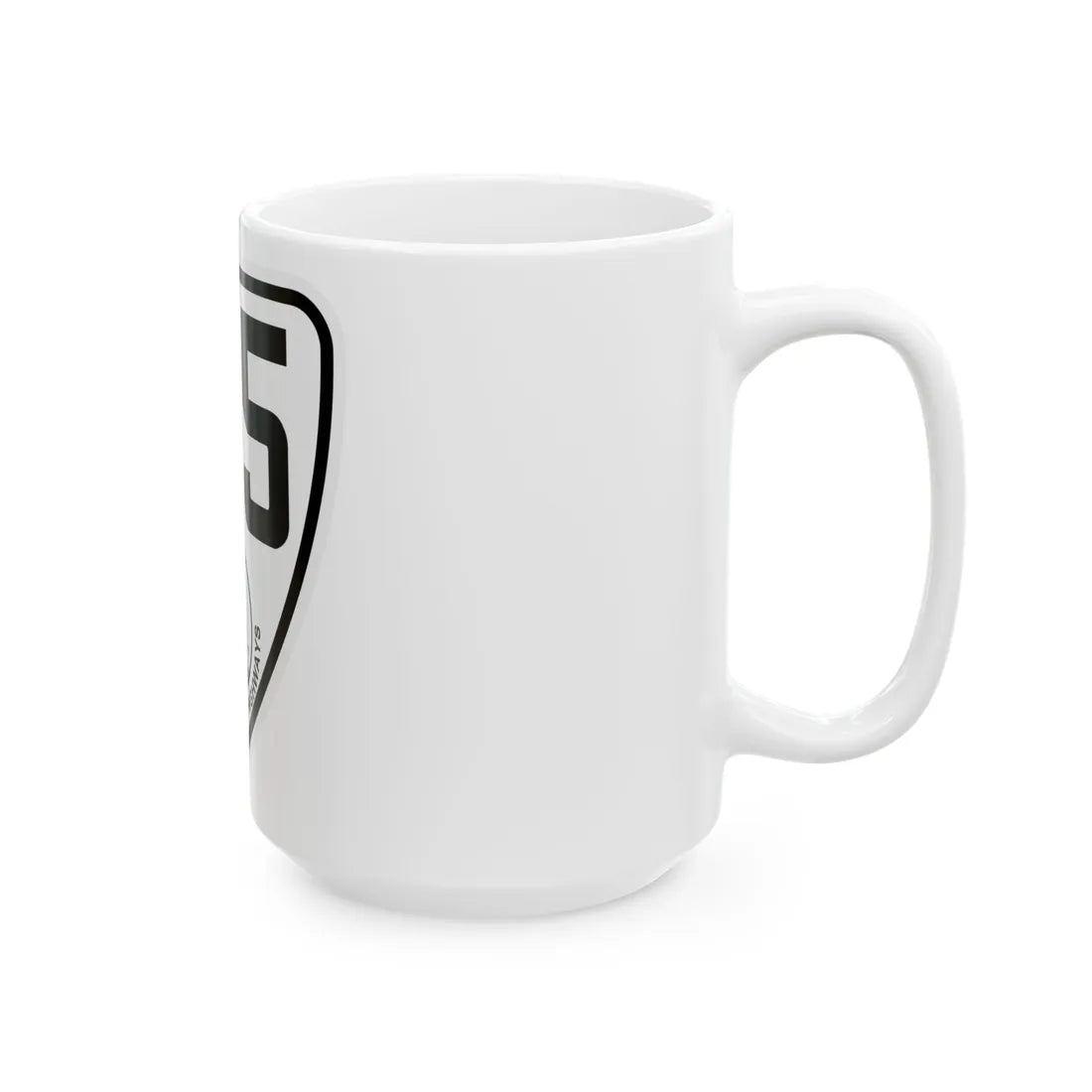 Virginia 195 1924 (Virginia) (Road Sign) White Coffee Mug - Go Mug Yourself