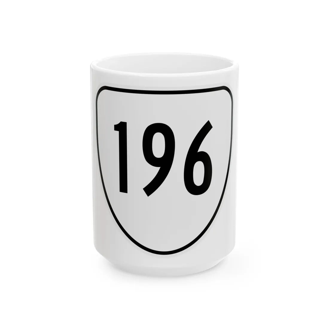 Virginia 196 1956 (Virginia) (Road Sign) White Coffee Mug 15oz - Go Mug Yourself