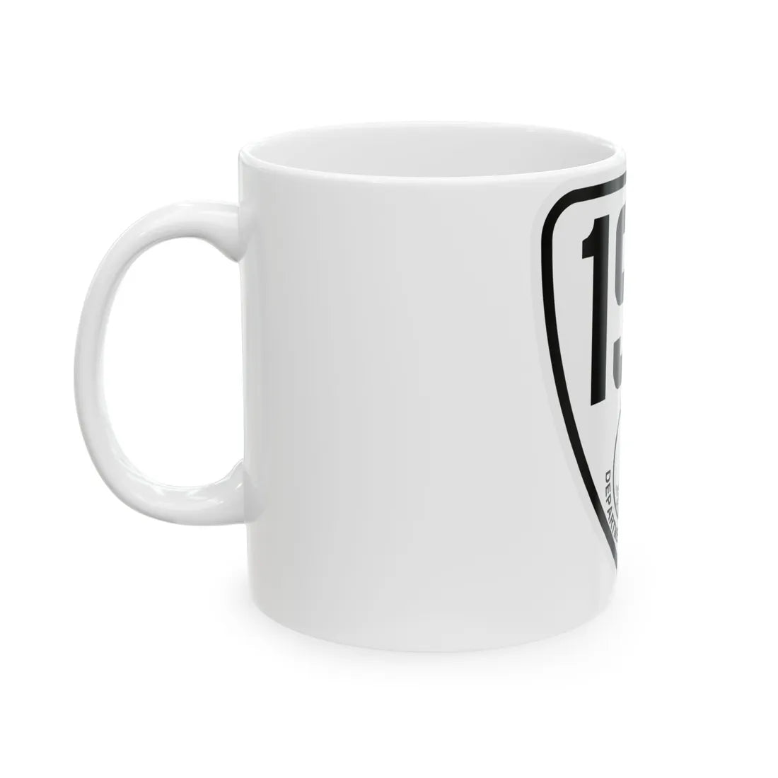Virginia 197 1924 (Virginia) (Road Sign) White Coffee Mug - Go Mug Yourself