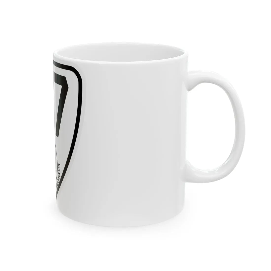 Virginia 197 1924 (Virginia) (Road Sign) White Coffee Mug - Go Mug Yourself