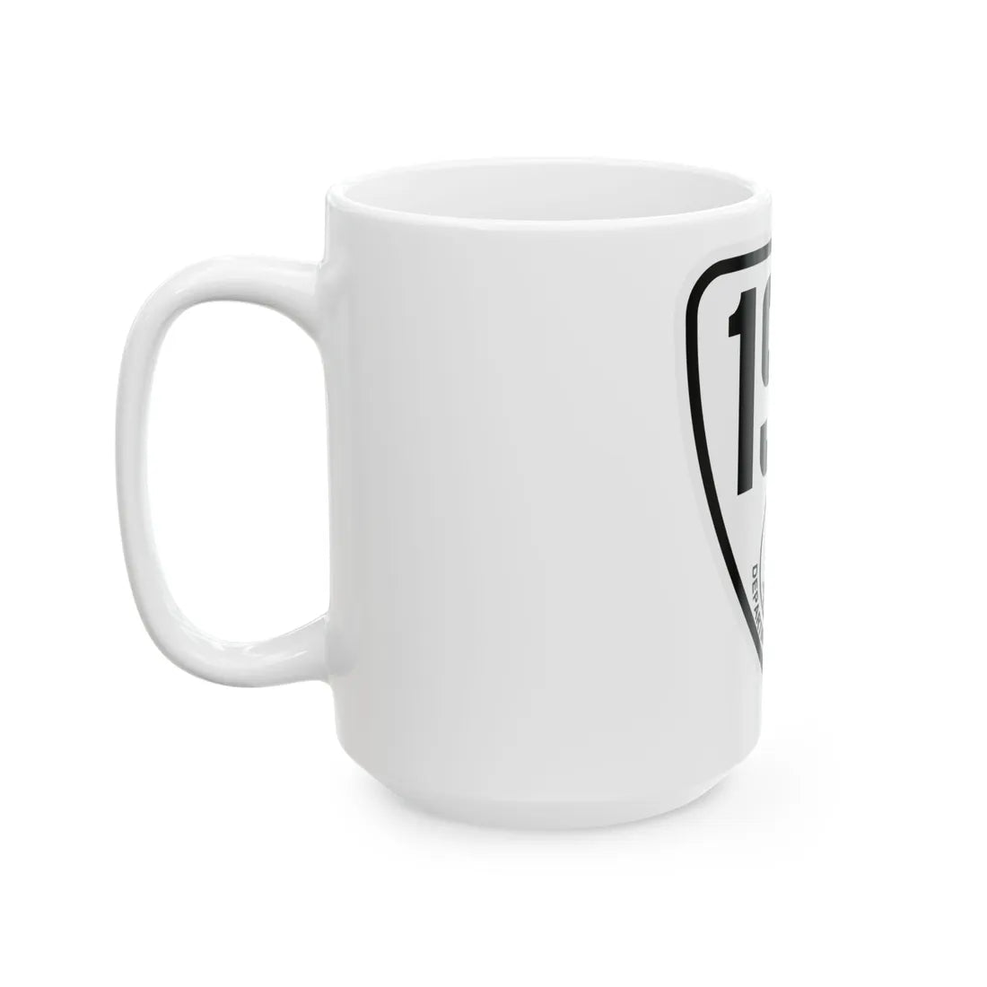 Virginia 197 1924 (Virginia) (Road Sign) White Coffee Mug - Go Mug Yourself