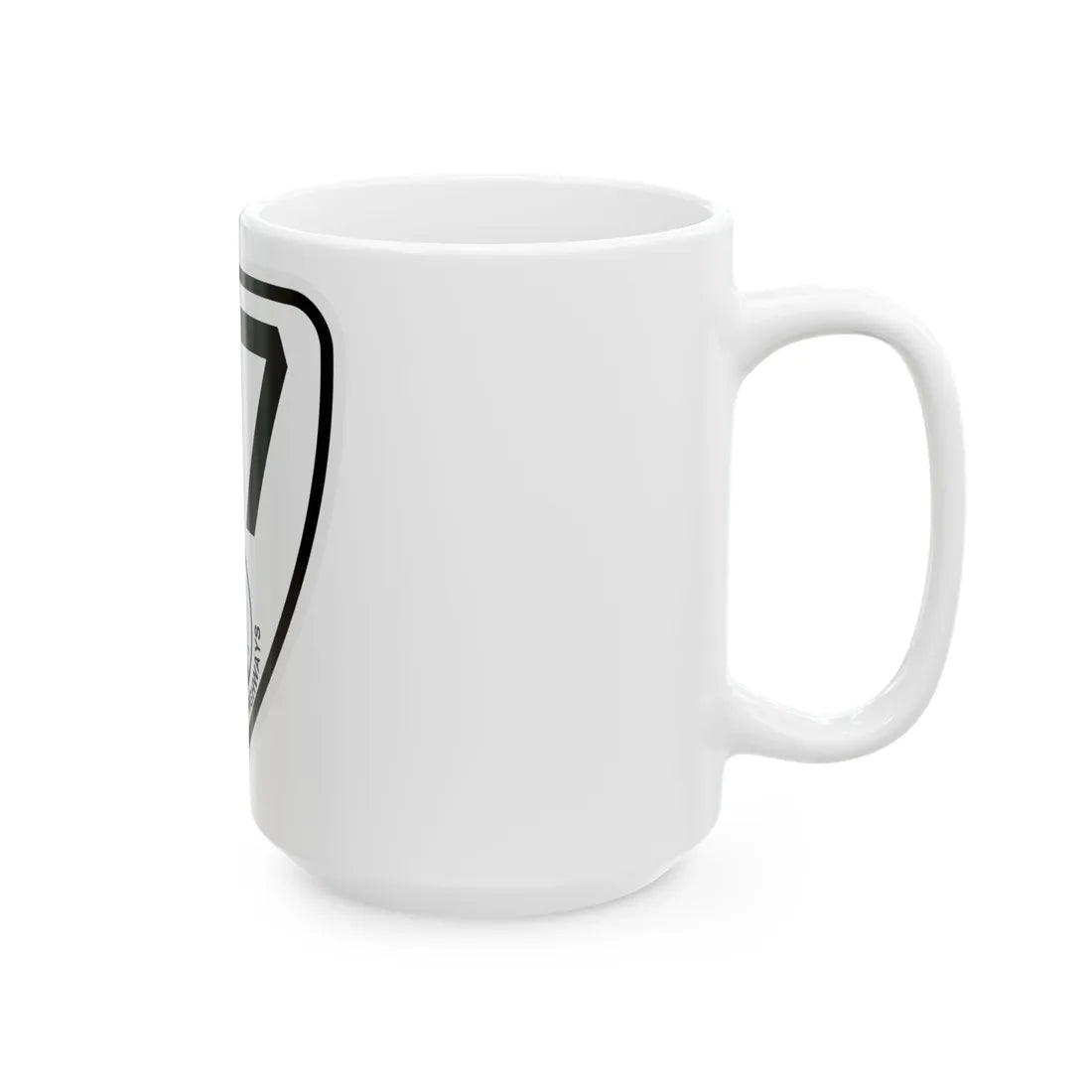 Virginia 197 1924 (Virginia) (Road Sign) White Coffee Mug - Go Mug Yourself