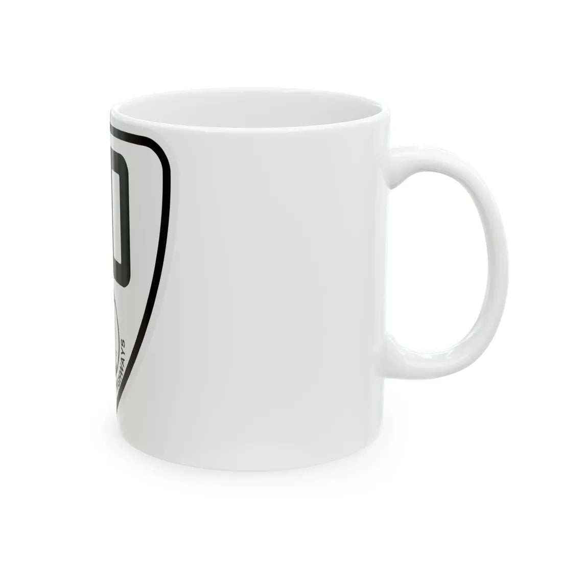 Virginia 20 1924 (Virginia) (Road Sign) White Coffee Mug - Go Mug Yourself