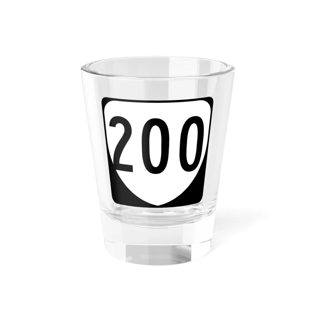 Virginia 200 1980 (Virginia) (Road Sign) Shot Glass 1.5oz - Go Mug Yourself