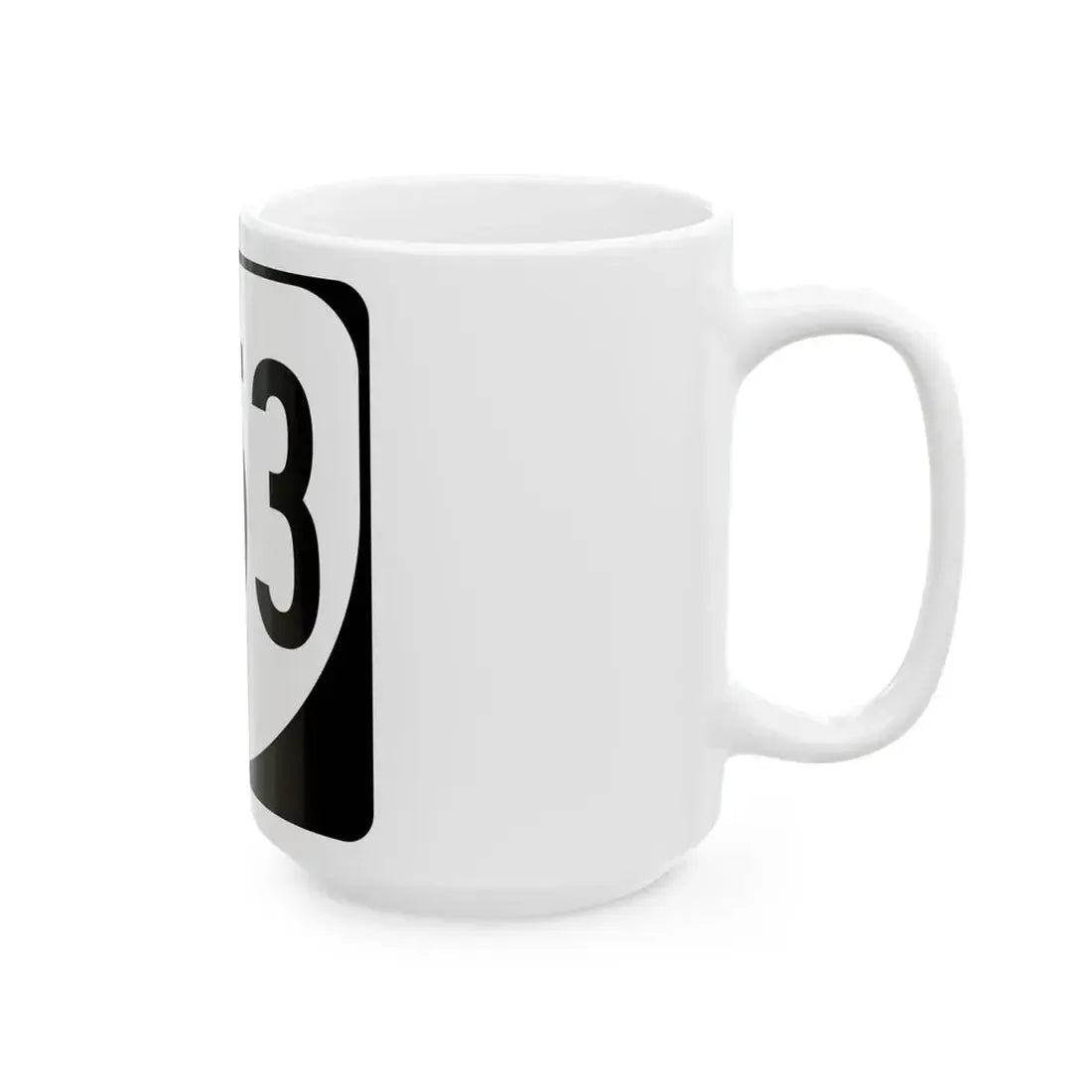Virginia 253 1980 (Virginia) (Road Sign) White Coffee Mug - Go Mug Yourself