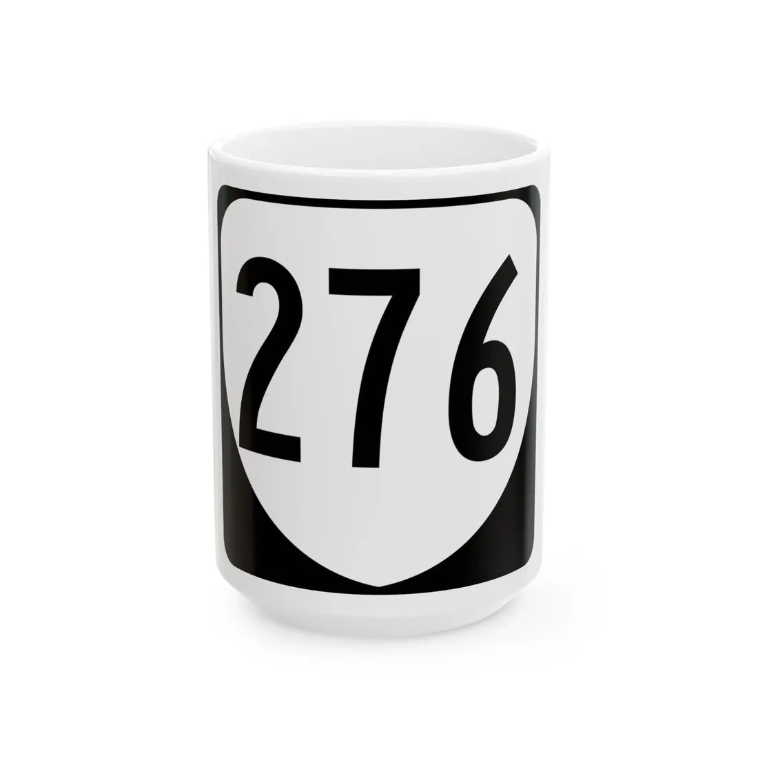 Virginia 276 1980 (Virginia) (Road Sign) White Coffee Mug 15oz - Go Mug Yourself