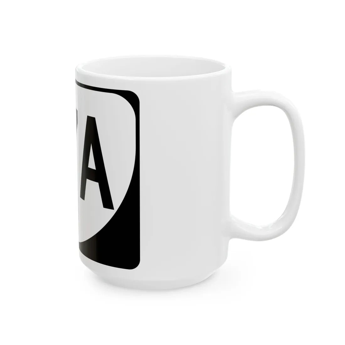 Virginia 57A (Virginia) (Road Sign) White Coffee Mug - Go Mug Yourself