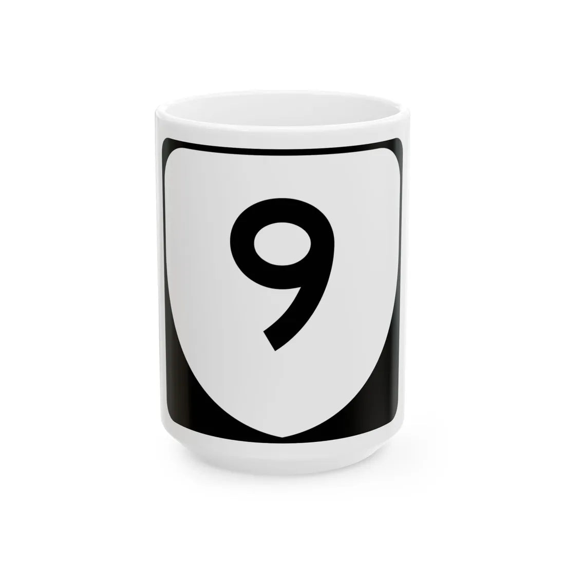 Virginia 9 (Virginia) (Road Sign) White Coffee Mug 15oz - Go Mug Yourself