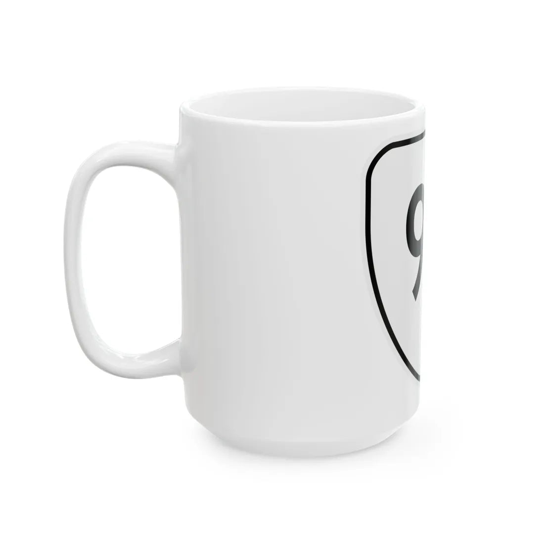 Virginia 90 1956 (Virginia) (Road Sign) White Coffee Mug - Go Mug Yourself