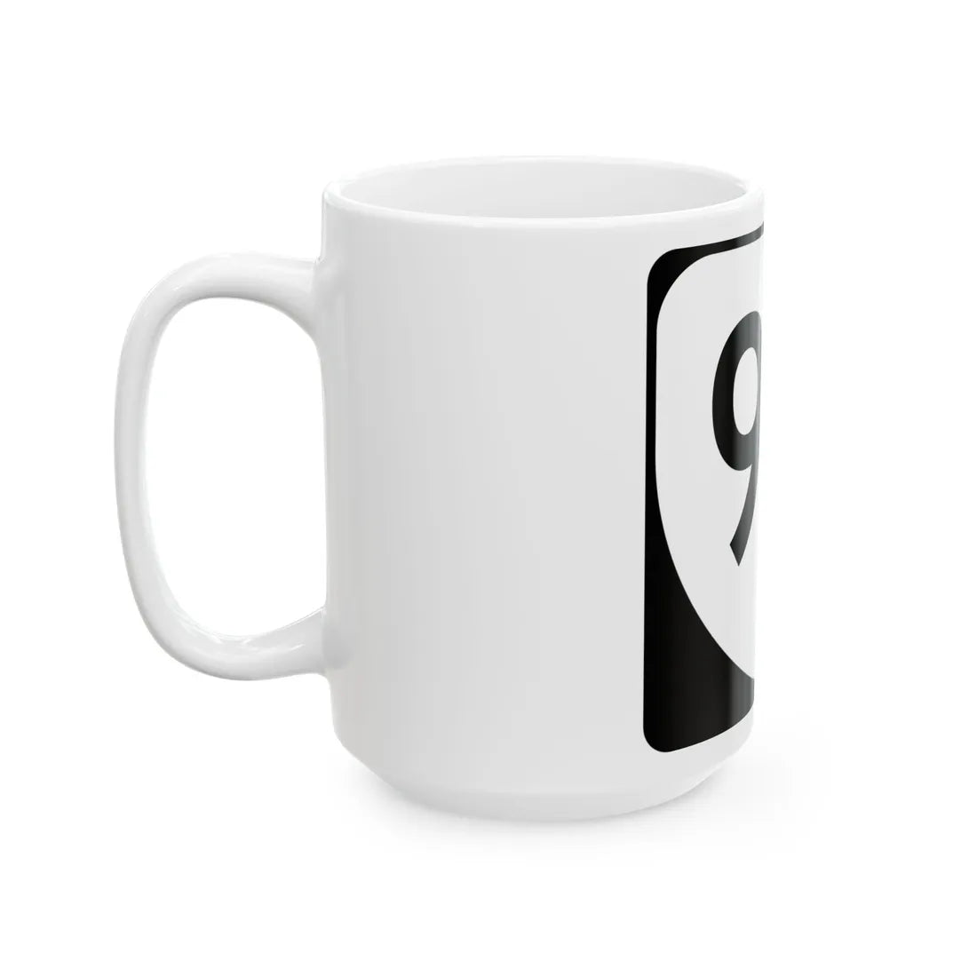 Virginia 90 (Virginia) (Road Sign) White Coffee Mug - Go Mug Yourself