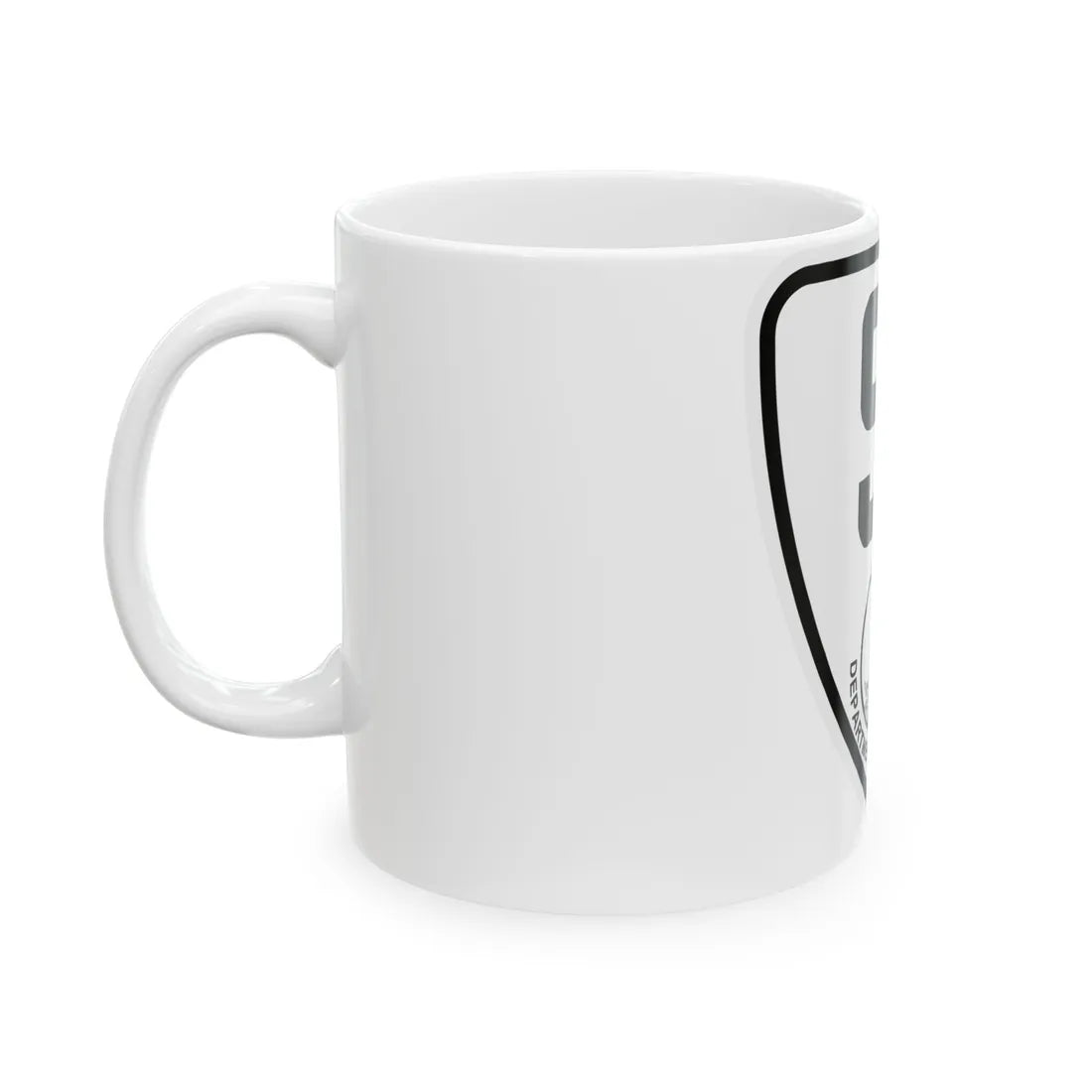 Virginia 91 1924 (Virginia) (Road Sign) White Coffee Mug - Go Mug Yourself