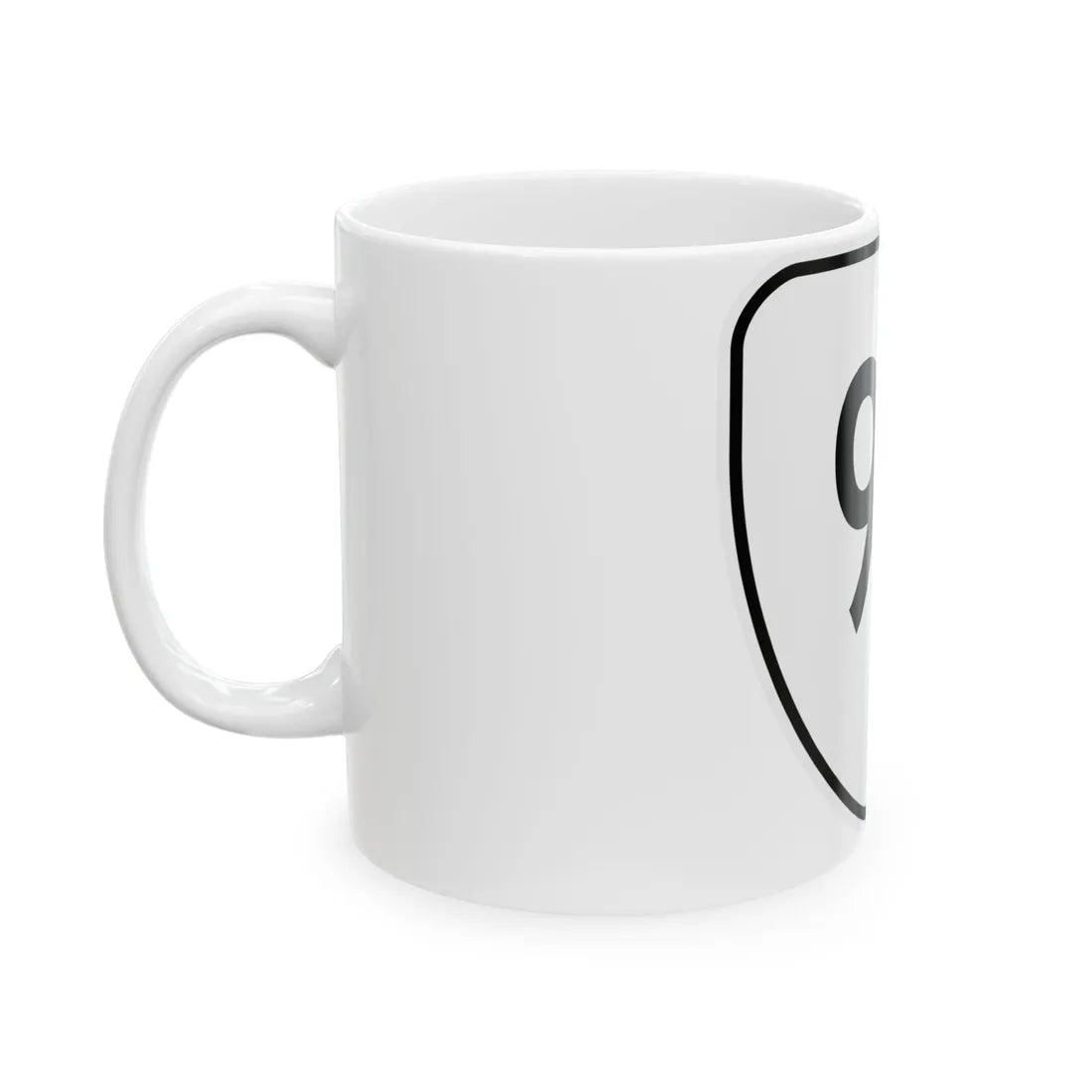 Virginia 92 1956 (Virginia) (Road Sign) White Coffee Mug - Go Mug Yourself