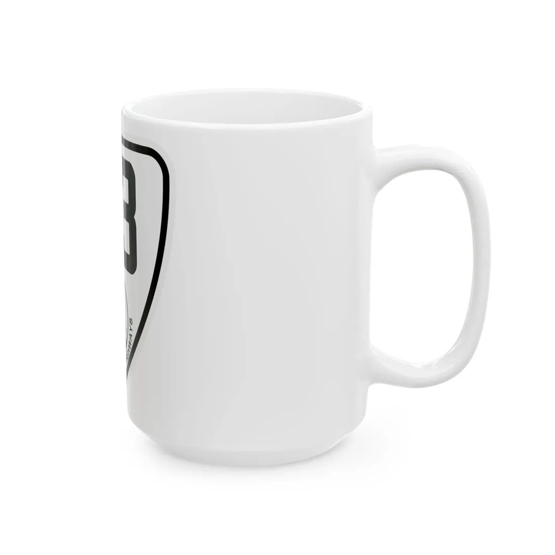 Virginia 93 1924 (Virginia) (Road Sign) White Coffee Mug - Go Mug Yourself