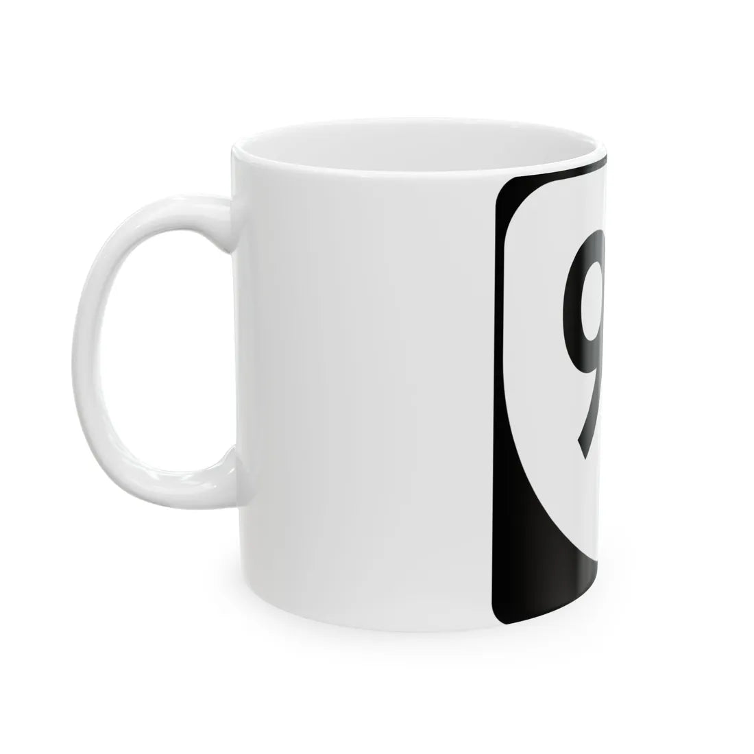 Virginia 93 (Virginia) (Road Sign) White Coffee Mug - Go Mug Yourself