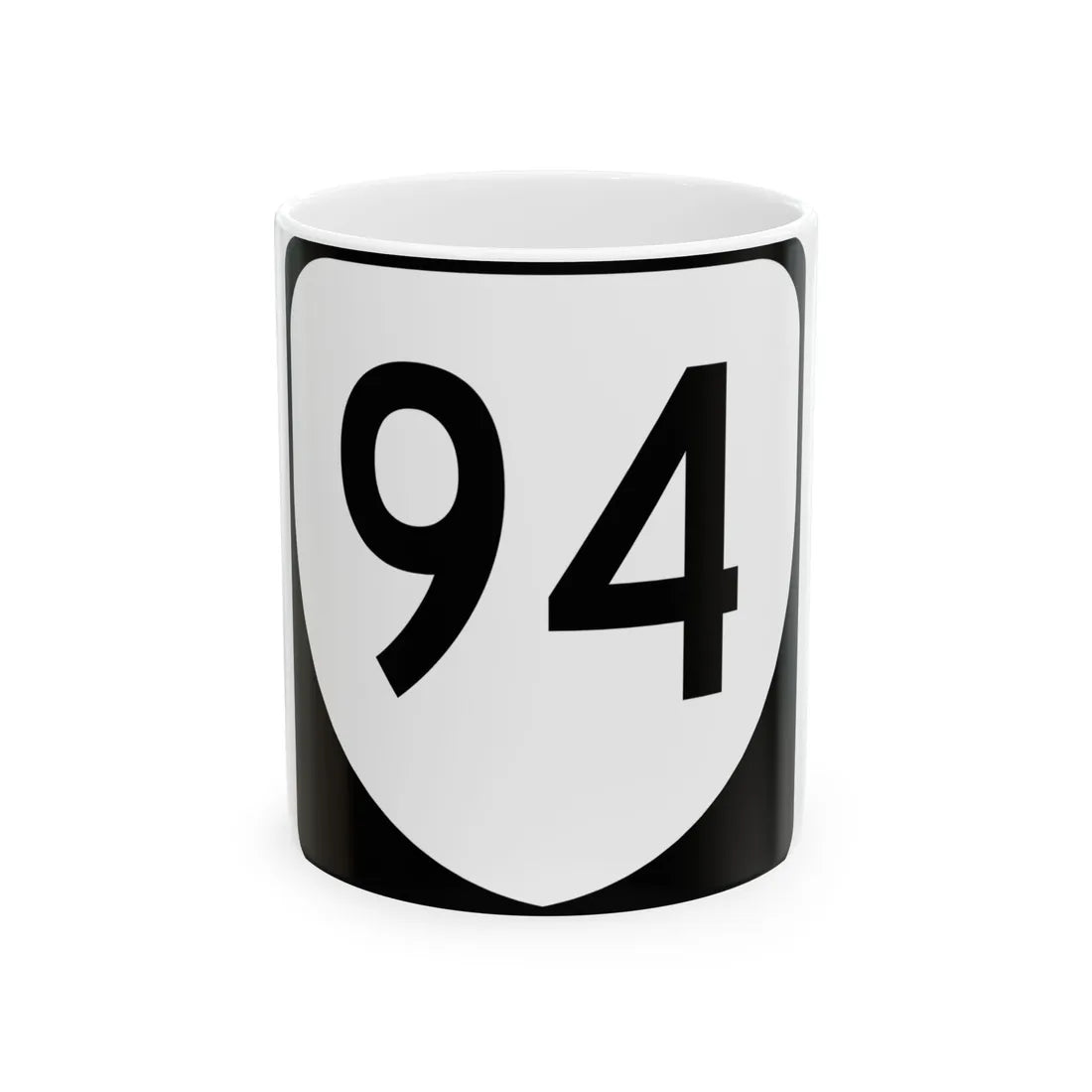 Virginia 94 (Virginia) (Road Sign) White Coffee Mug 11oz - Go Mug Yourself