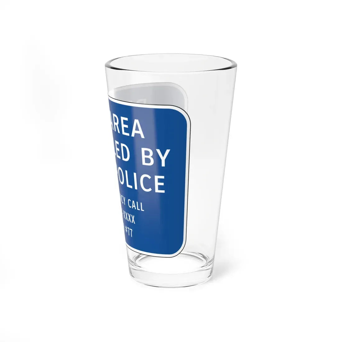 Virginia D0-V1 (Virginia) (Road Sign) Pint Glass 16oz - Go Mug Yourself