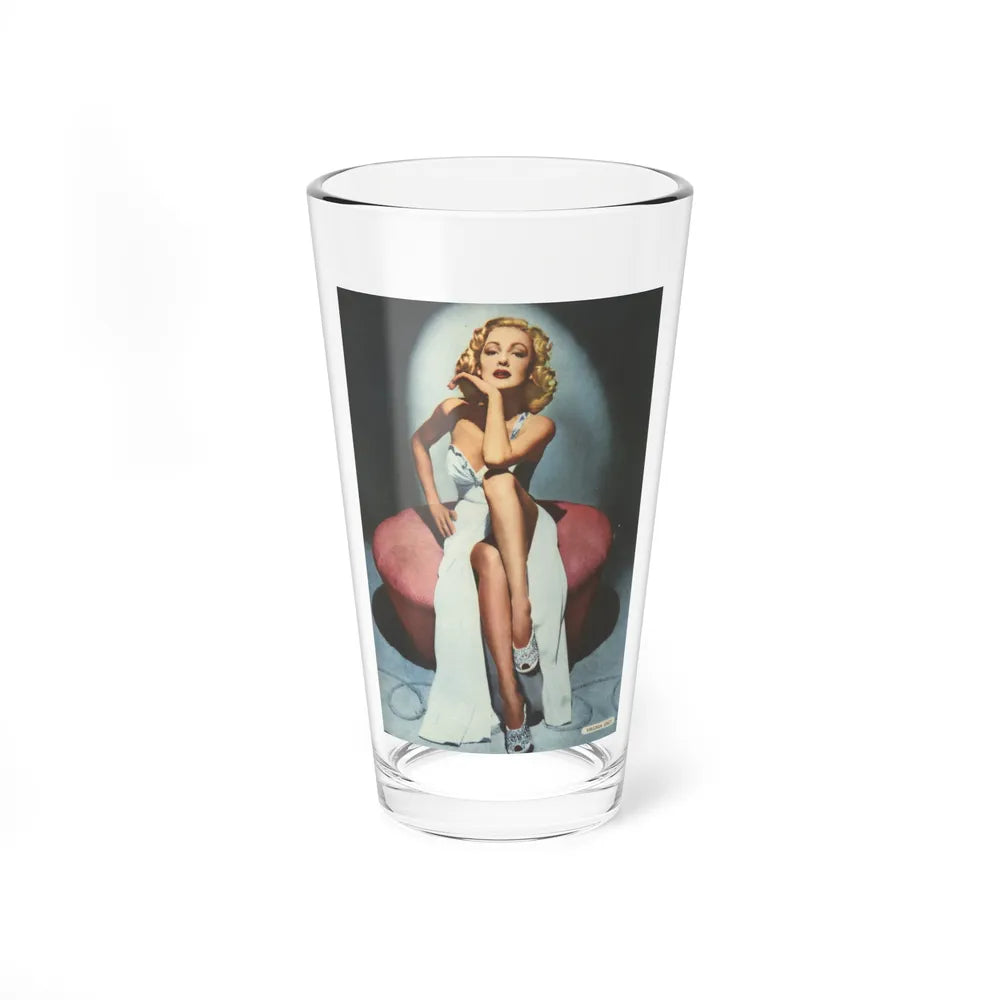 Virginia Grey #01 (Vintage Female Icon) Pint Glass 16oz 16oz - Go Mug Yourself