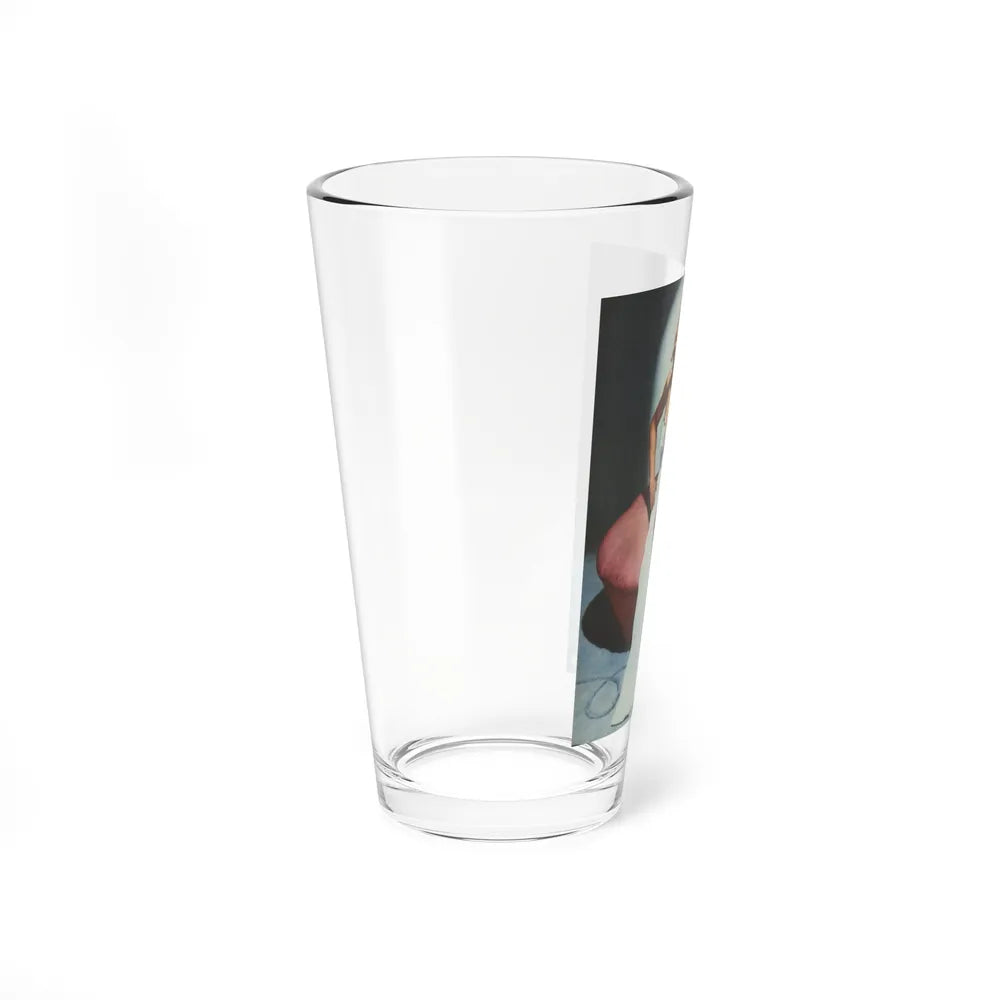 Virginia Grey #01 (Vintage Female Icon) Pint Glass 16oz - Go Mug Yourself