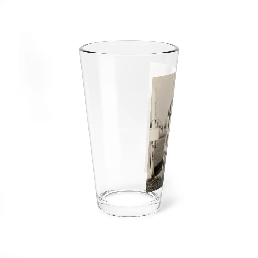 Virginia Grey #100 (Vintage Female Icon) Pint Glass 16oz - Go Mug Yourself