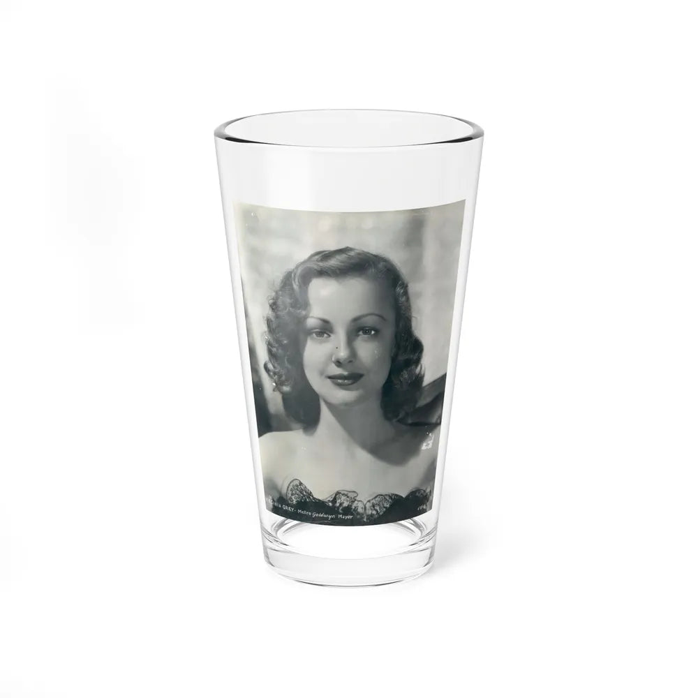 Virginia Grey #53 (Vintage Female Icon) Pint Glass 16oz 16oz - Go Mug Yourself
