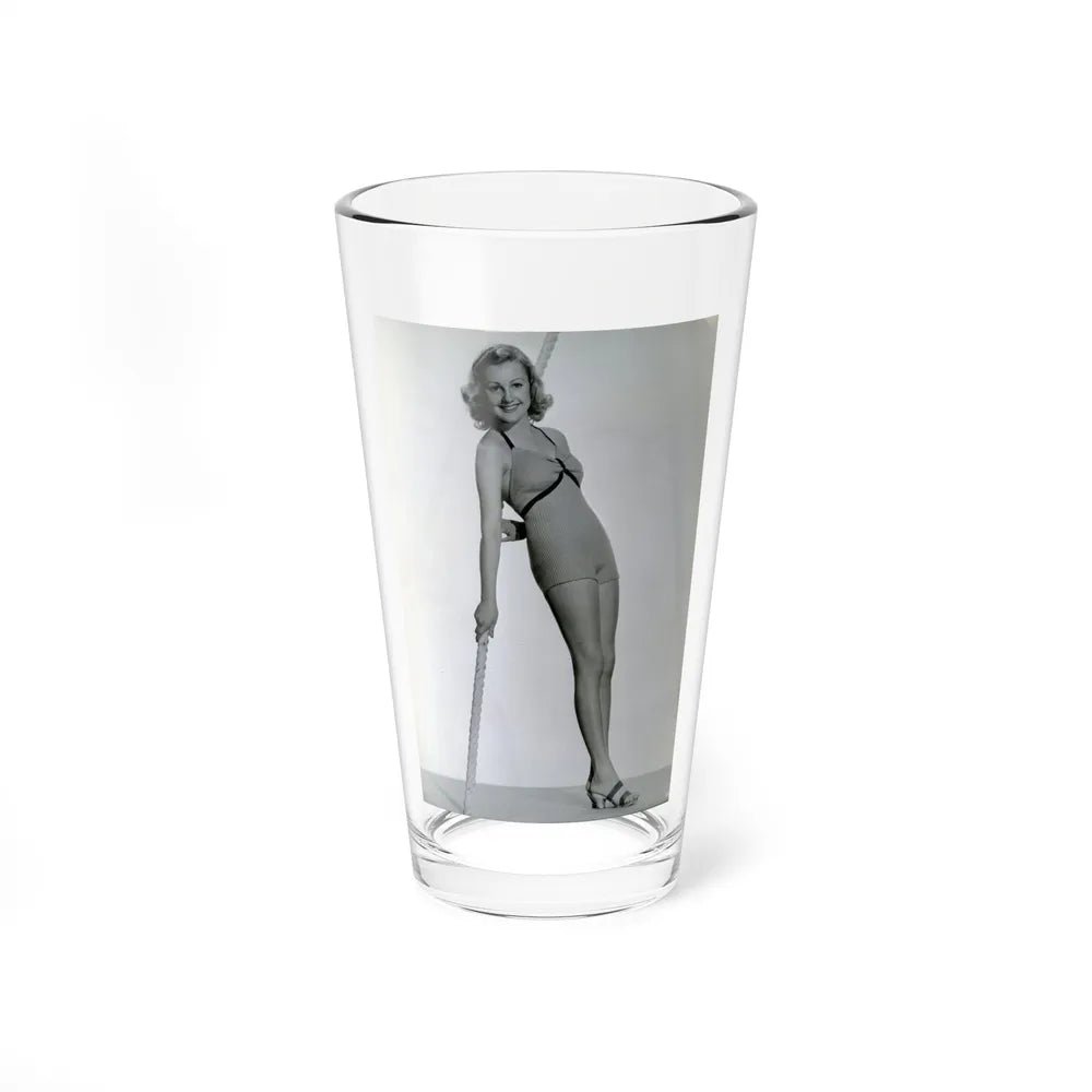 Virginia Grey #58 (Vintage Female Icon) Pint Glass 16oz 16oz - Go Mug Yourself