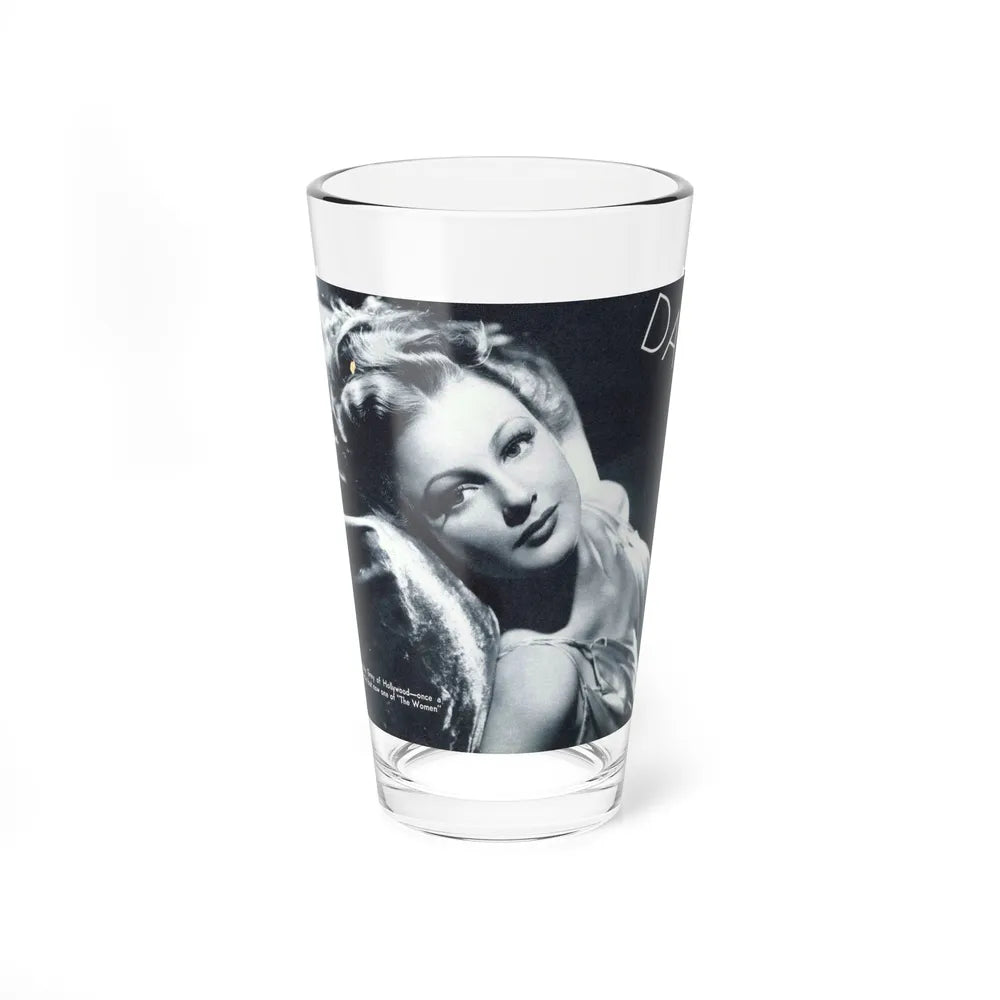 Virginia Grey #97 (Vintage Female Icon) Pint Glass 16oz 16oz - Go Mug Yourself