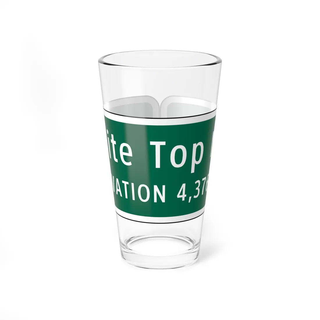 Virginia I-V10 (Virginia) (Road Sign) Pint Glss 16oz 16oz - Go Mug Yourself