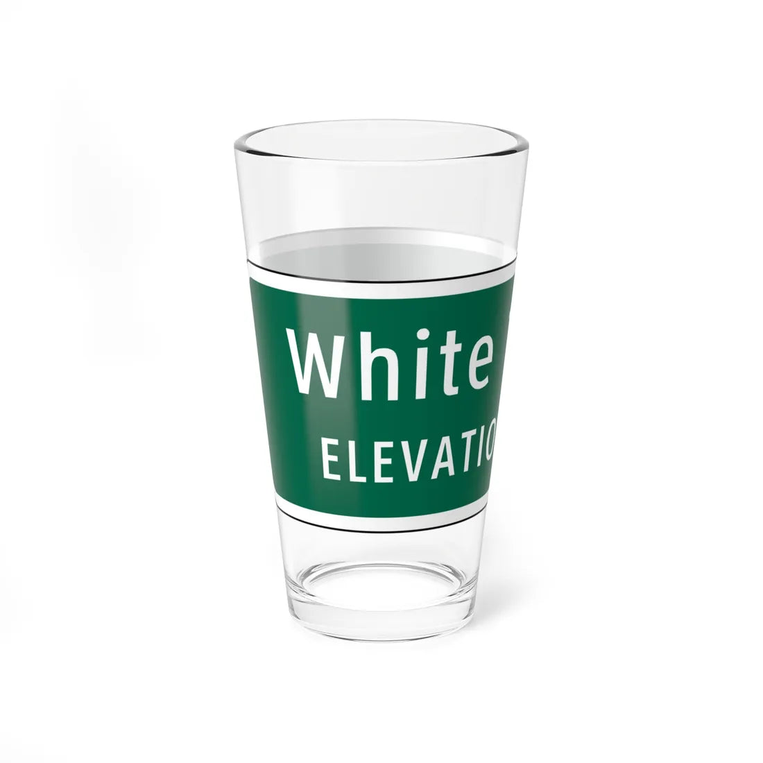 Virginia I-V10 (Virginia) (Road Sign) Pint Glss 16oz - Go Mug Yourself