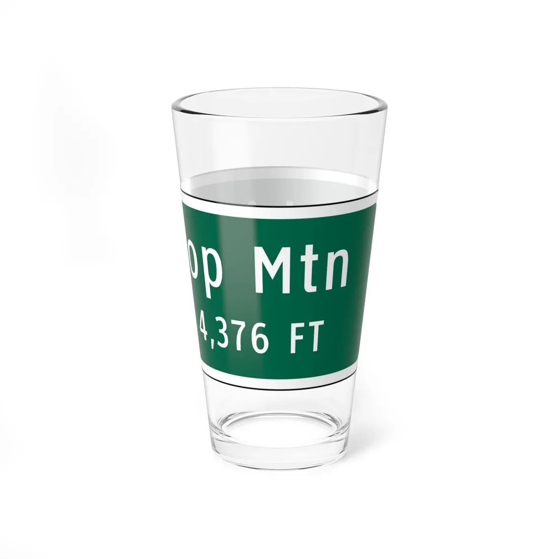 Virginia I-V10 (Virginia) (Road Sign) Pint Glss 16oz - Go Mug Yourself