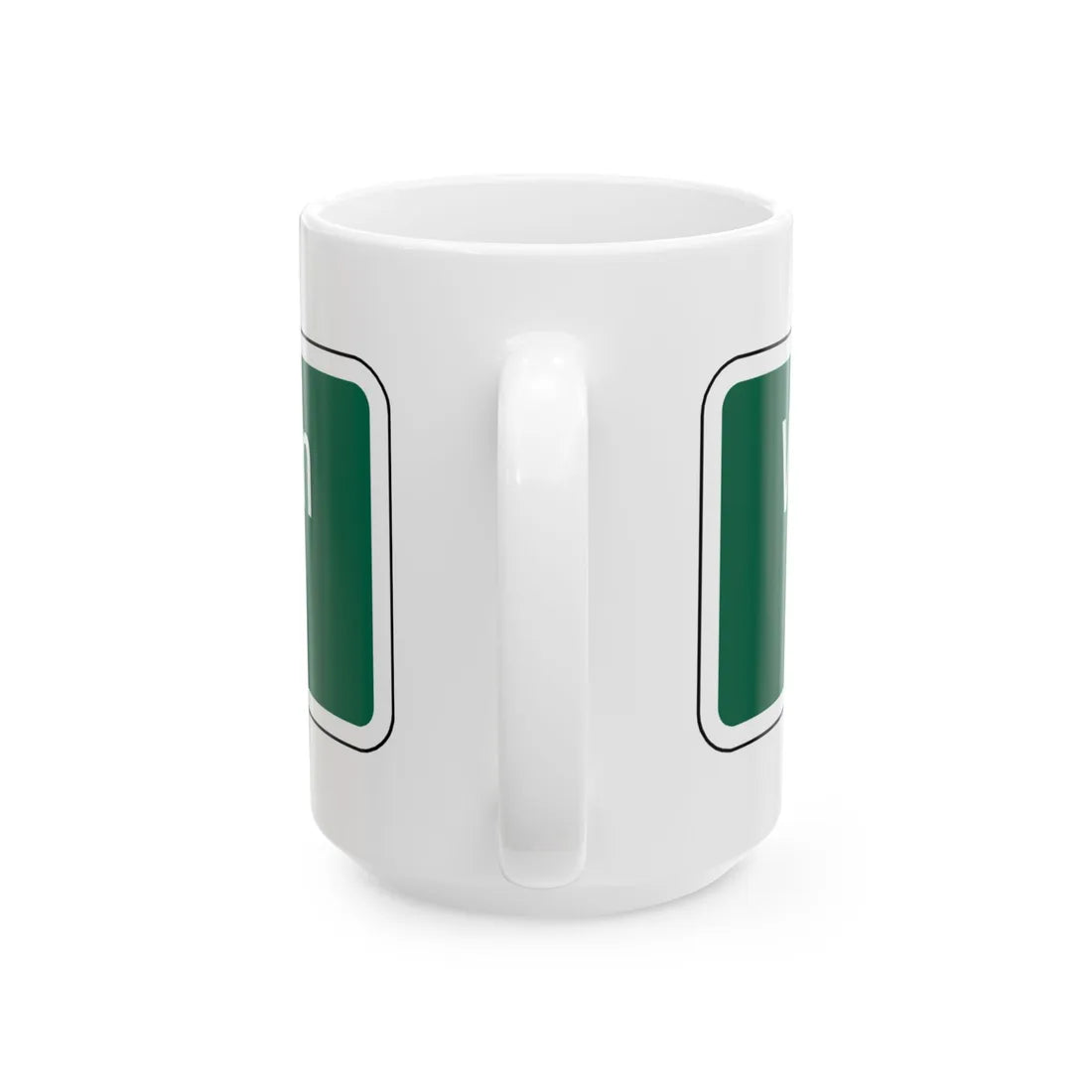 Virginia I-V10 (Virginia) (Road Sign) White Coffee Mug - Go Mug Yourself