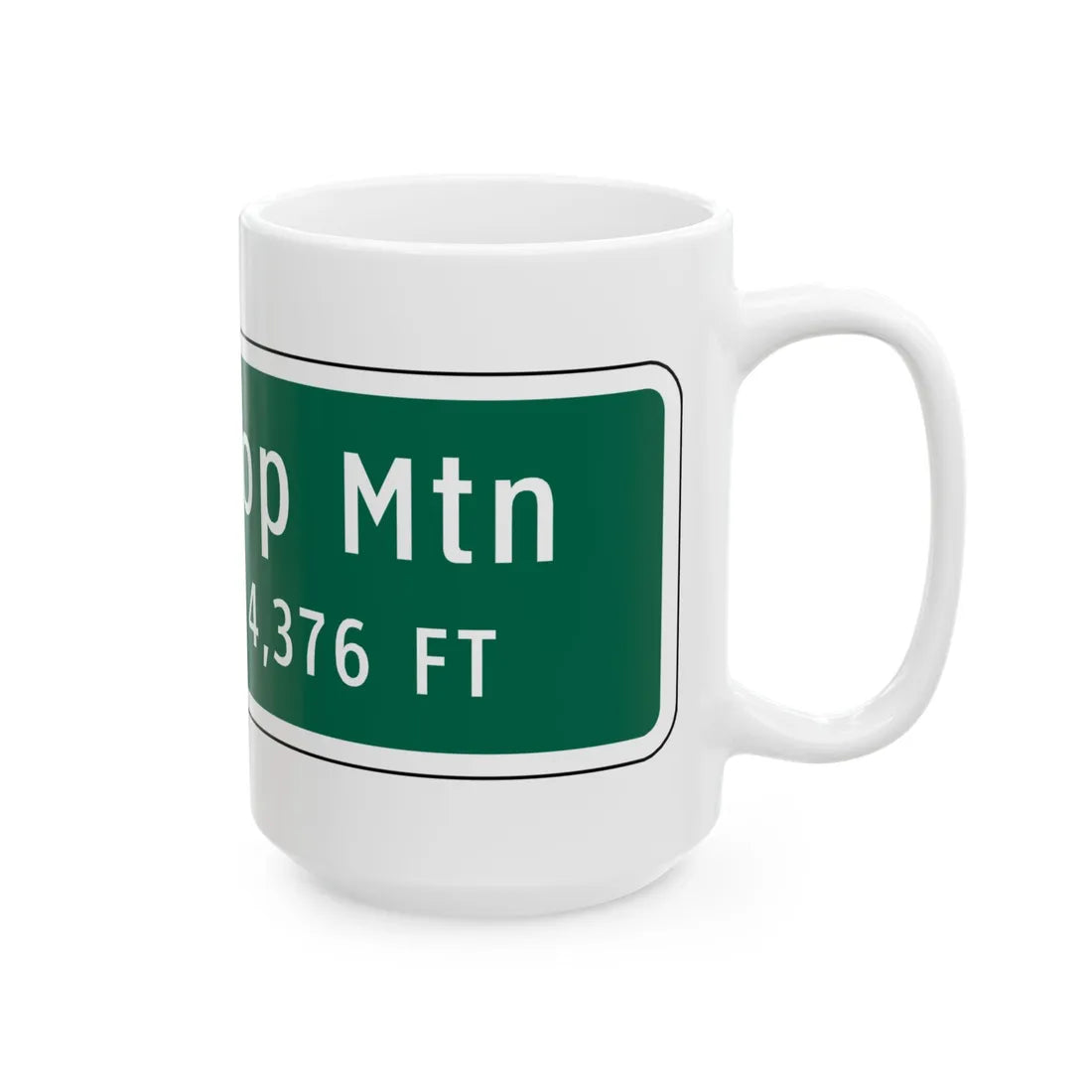 Virginia I-V10 (Virginia) (Road Sign) White Coffee Mug - Go Mug Yourself