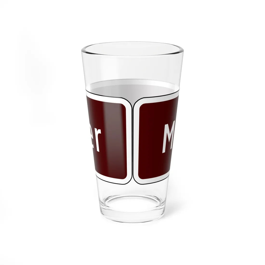 Virginia I-V12a (Virginia) (Road Sign) Pint Glss 16oz - Go Mug Yourself