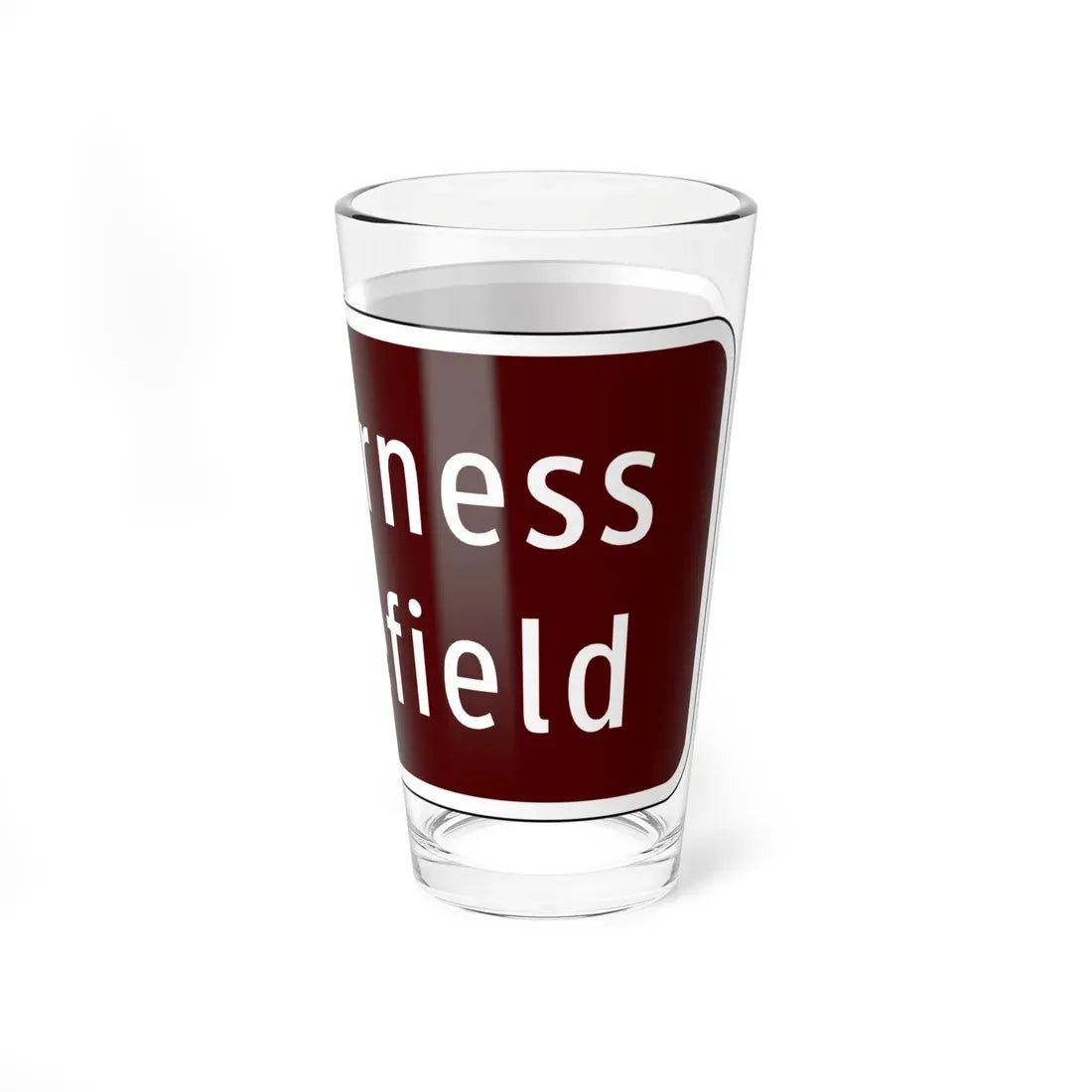 Virginia I-V12b (Virginia) (Road Sign) Pint Glass 16oz - Go Mug Yourself