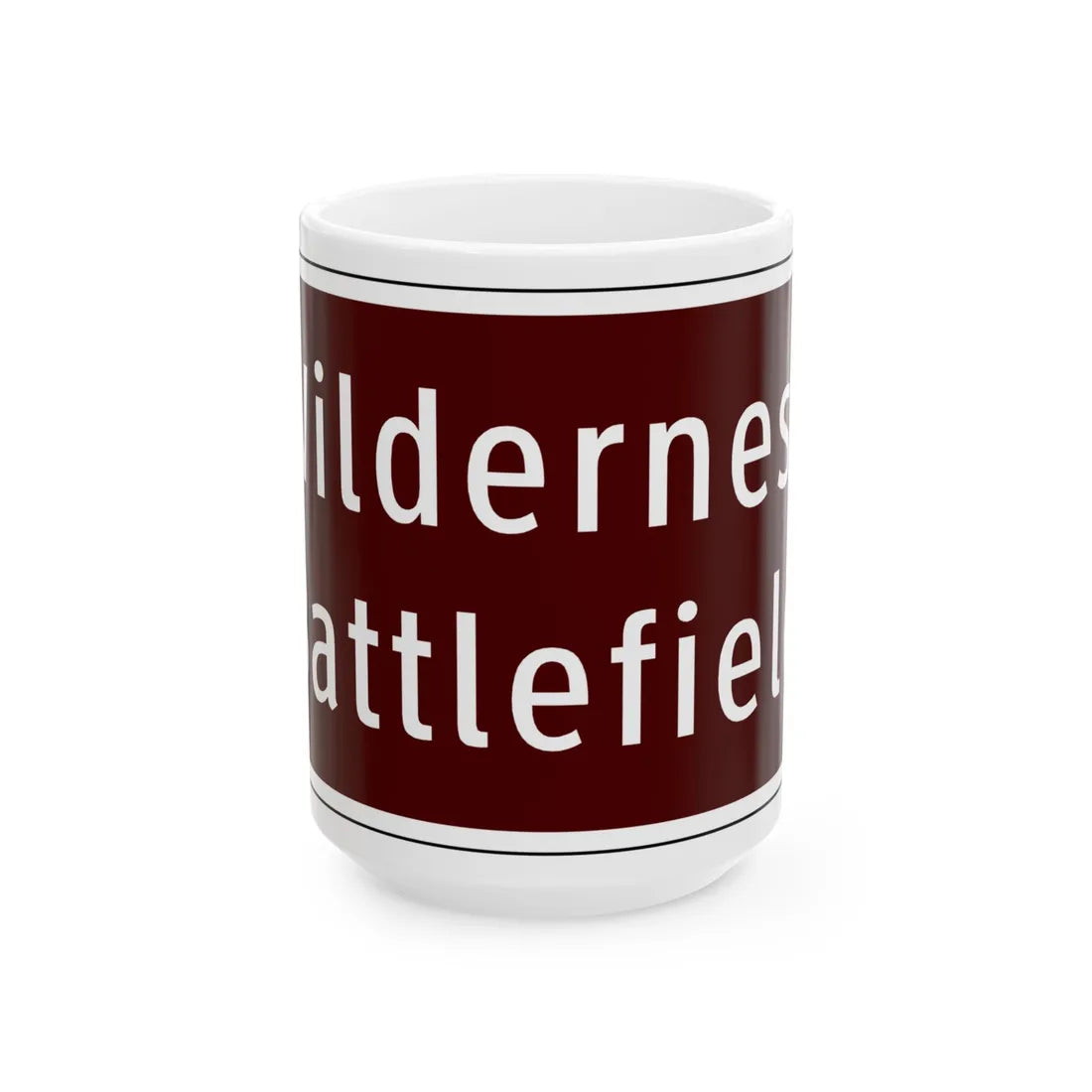 Virginia I-V12b (Virginia) (Road Sign) White Coffee Mug 15oz - Go Mug Yourself