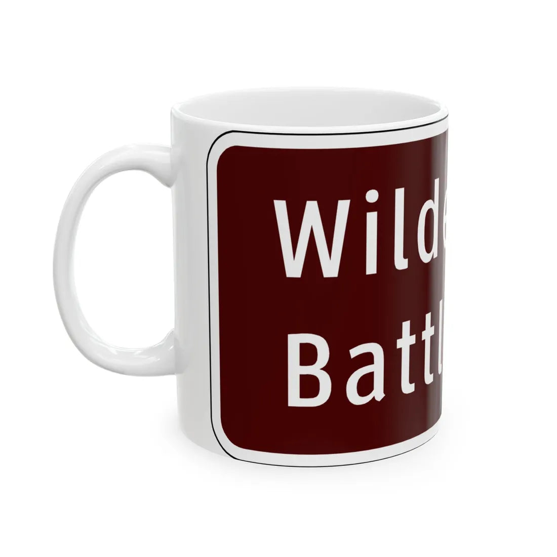 Virginia I-V12b (Virginia) (Road Sign) White Coffee Mug - Go Mug Yourself