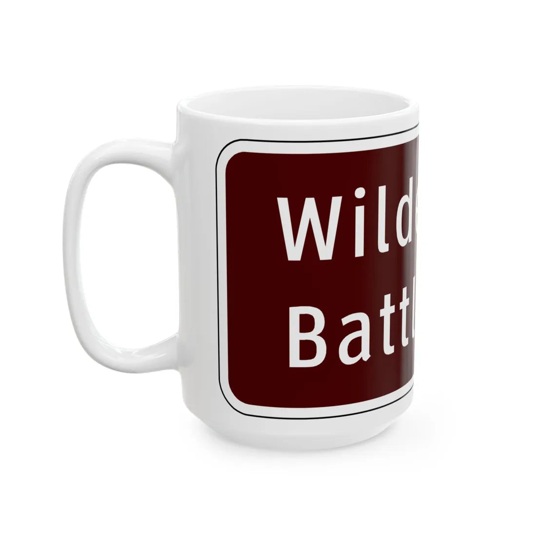 Virginia I-V12b (Virginia) (Road Sign) White Coffee Mug - Go Mug Yourself