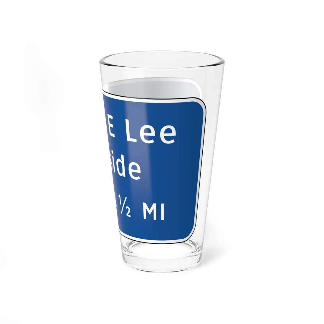 Virginia I-V13R (Virginia) (Road Sign) Pint Glss 16oz - Go Mug Yourself