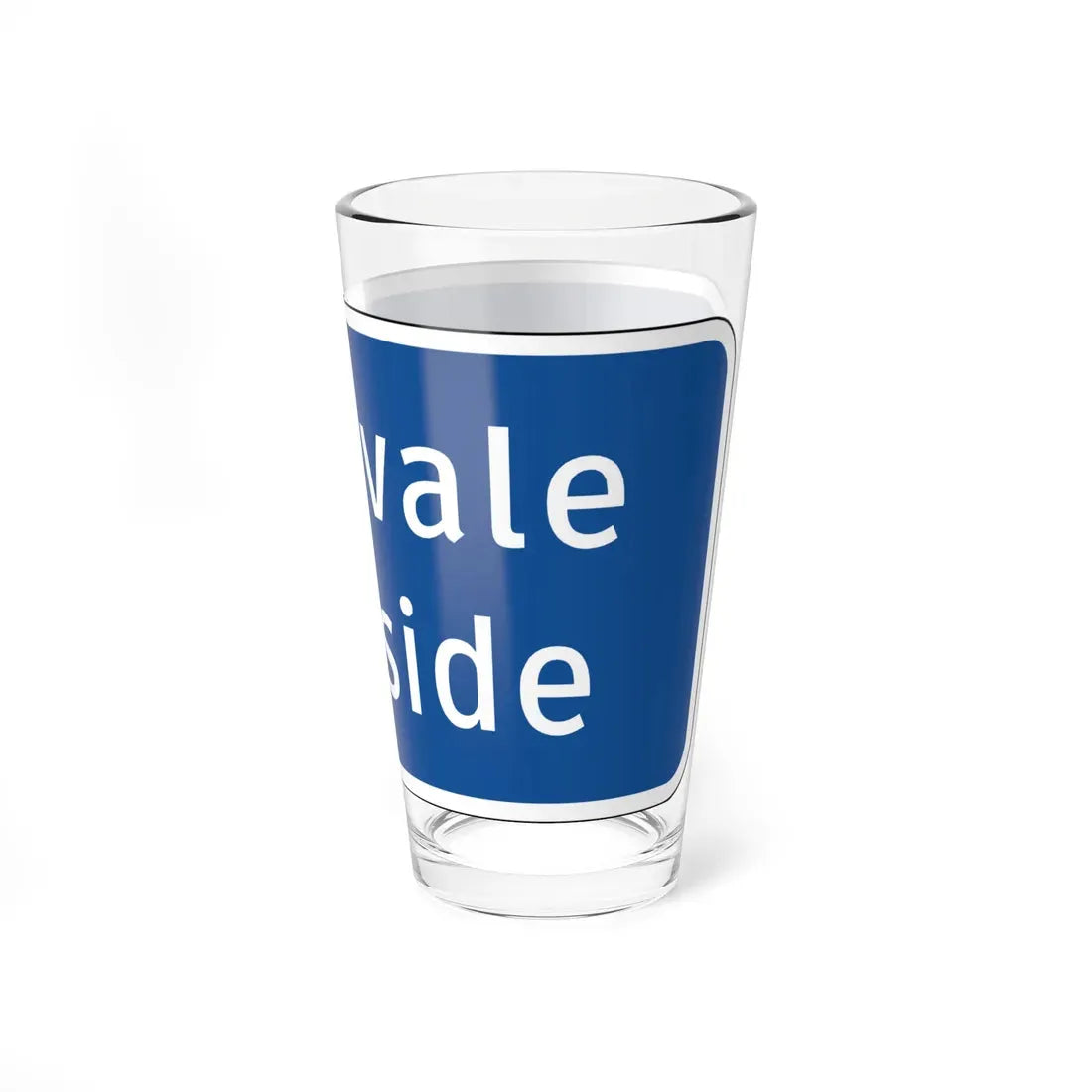 Virginia I-V14 (Virginia) (Road Sign) Pint Glass 16oz - Go Mug Yourself
