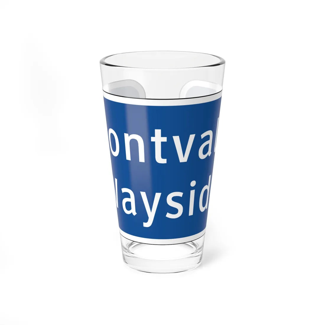 Virginia I-V14 (Virginia) (Road Sign) Pint Glss 16oz 16oz - Go Mug Yourself