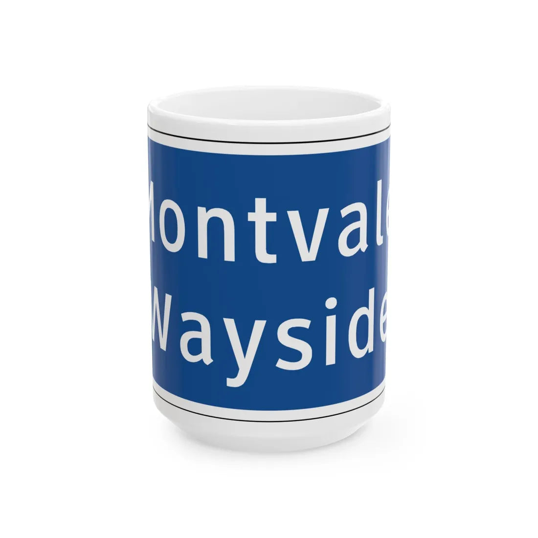 Virginia I-V14 (Virginia) (Road Sign) White Coffee Mug 15oz - Go Mug Yourself