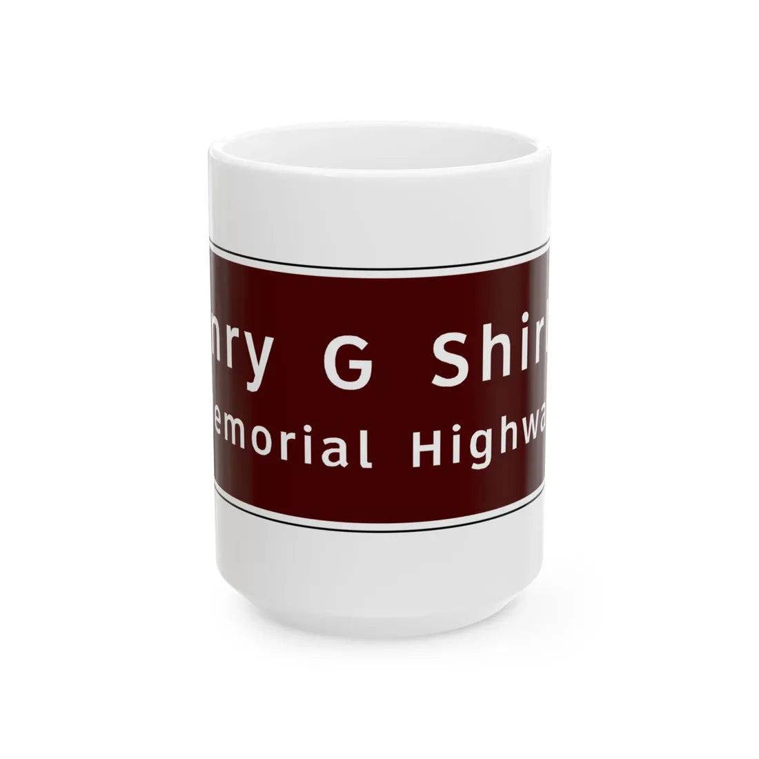 Virginia I-V2a (Virginia) (Road Sign) White Coffee Mug 15oz - Go Mug Yourself