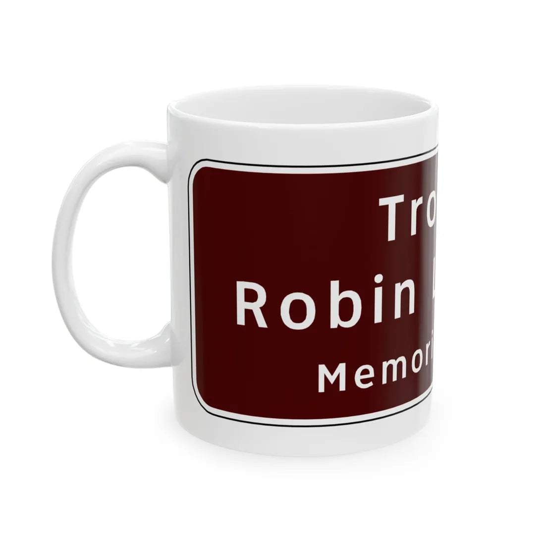 Virginia I-V2b (Virginia) (Road Sign) White Coffee Mug - Go Mug Yourself